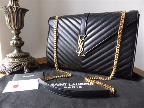 ysl chevron matelasse envelope bag|Saint Laurent.